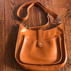 Leather crossbody